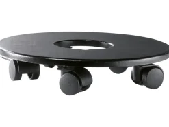 Lechuza ® Rolluntersetzer Classico 60 Schwarz Ø 37 cm< Töpfe
