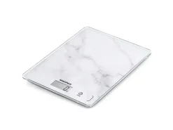 Leifheit Küchenhelfer<Küchenwaage Page Compact 300 Marble 20 cm x 15 cm x 1,3 cm Weiß