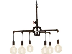 Luce Design Pendelleuchte Amarcord Rostbraun 6-flammig< Kücheninseln