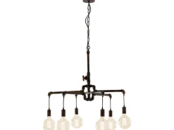 Luce Design Pendelleuchte Amarcord Rostbraun 6-flammig< Kücheninseln