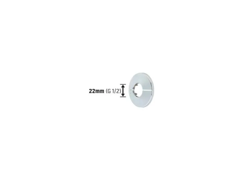 Zubehör Für Küchenarmatur<LUX Klapprosette Ø 22 mm Verchromt 2 Stück