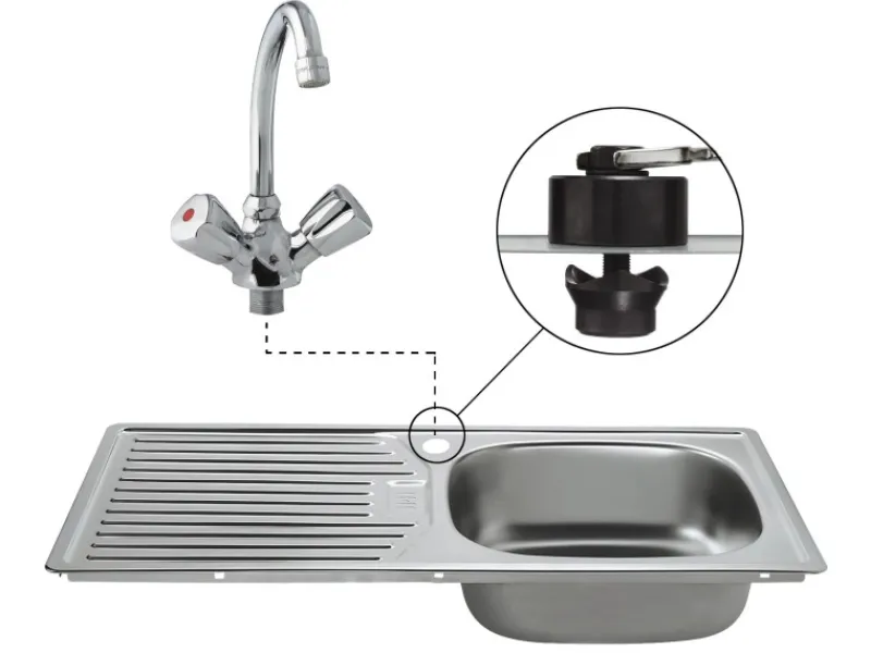 LUX-TOOLS Zubehör Für Küchenarmatur<LUX Schraublocher 28 mm Comfort