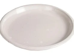 M Collections Untertopf Saucer Glazed 34 cm x 34 cm Weiß< Töpfe