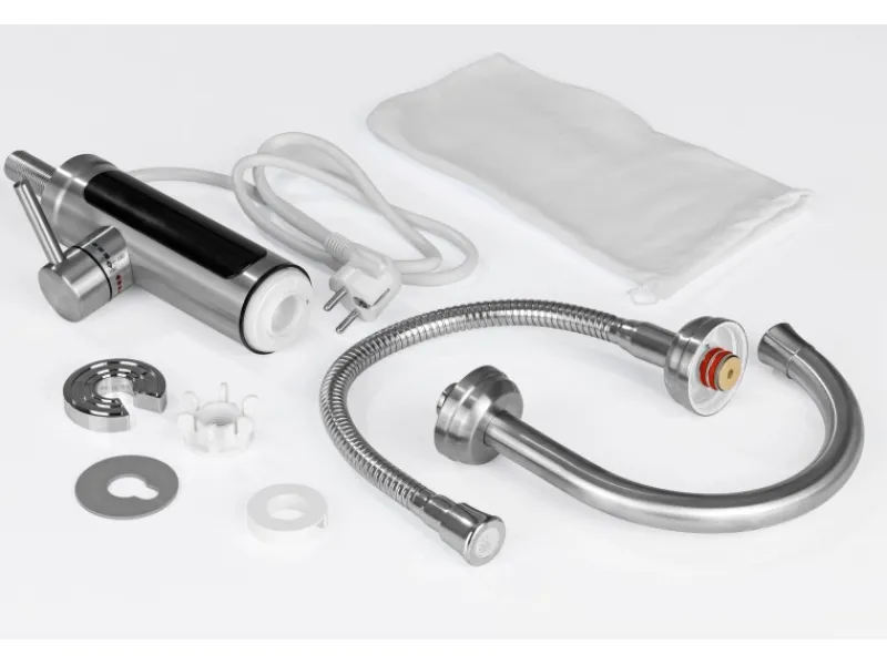 Durchlauferhitzer|Zubehör Für Küchenarmatur<Maxxmee Warm und Kaltwasserarmatur mit integrierter Heizspirale Edelstahl 3600 W