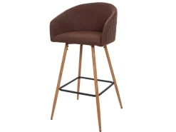 MCW Barhocker D72 2er-Set Stoff/Textil< Kücheninseln