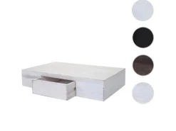 New MCW Wandregal Cher 8x40x25cm Shabby Weiß