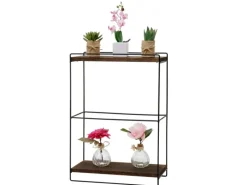 Hot MCW Wandregal K77 50x35x17cm Dunkelbraun