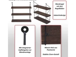 MCW Küchenregale<Wandregal K78 40x40x13cm