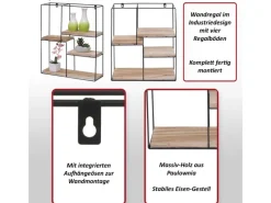 MCW Wandregal K76 51x40x11cm< Küchenregale