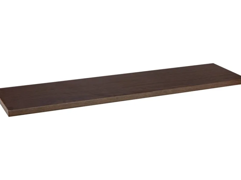 Online MDF-Wandregal Oldham 1,8 cm x 80 cm x 20 cm farben Walnuss