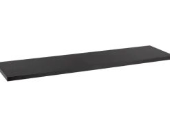 Best MDF-Wandregal Oldham 1,8 cm x 80 cm x 20 cm Schwarz