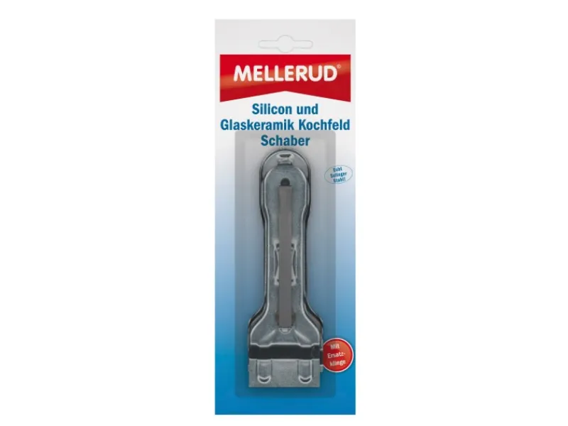 Mellerud Silikon- und Glaskeramikkochfeld-Schaber inklusive Ersatzklinge< Kochfelder