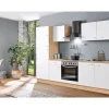 Menke Küchenzeile Artisan Classic 270 cm Weiß-Artisan Eiche Nachbildung< Einbauküchen|Herde