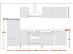 Winkelküchen<Menke Küchenzeile Classic 270 cm Melamin-Sonoma Eiche Nachbildung