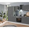 Menke Küchenzeile White Classic 310 cm Graphit-Weiß< Kühlschränke|Einbauküchen