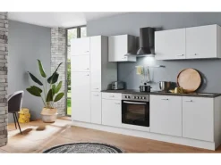 New Menke Küchenzeile White Classic 310 cm Weiß