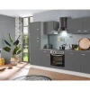 Sale Menke Küchenzeile White Classic 280 cm Graphit-Weiß