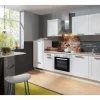 Menke Küchenzeile White Premium Landhaus 270 cm Lacklaminat Weiß Matt-Asteiche< Landhausküchen|Einbauküchen