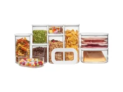 Mepal Vorratsdosen|Vorratsbehälter<Modula Vorratsdosen-Set 9-teilig Weiß