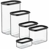 Outlet Mepal Modula Vorratsdosen-Set 5-teilig Schwarz