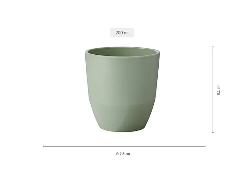 Online Mepal Silueta Becher 200 ml 4er Set Nordic Sage