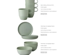 Mepal Silueta Frühstücks-Set 12-teilig Nordic Black< Geschirr