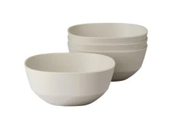 Outlet Mepal Silueta Schalen 750 ml 4er Set Nordic White Weiß