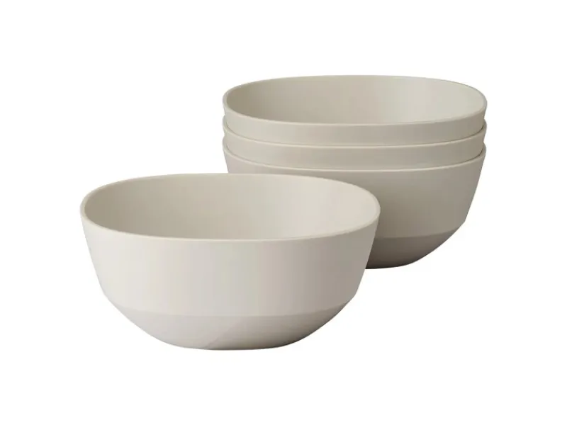 Outlet Mepal Silueta Schalen 750 ml 4er Set Nordic White Weiß