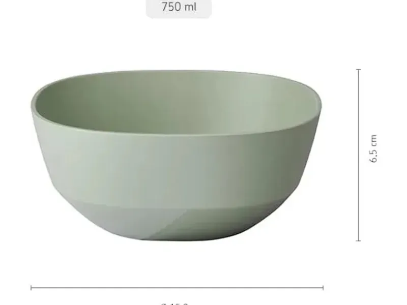 Outlet Mepal Silueta Schalen 750 ml 4er Set Nordic White Weiß