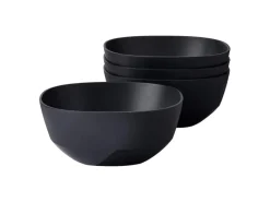 Mepal Silueta Schalen 750 ml 4er Set Nordic Black< Geschirr|Vorratsdosen