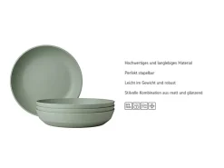 Mepal Geschirr<Silueta Suppenteller 21 cm 4er Set Nordic