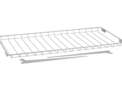 Discount Metall-Flaschenregal 80 cm x 40 cm Weiß-Alu Weiß Metallic