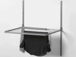 Metall-Kleiderständer 80 cm x 40 cm Silber< Wäschetrockner