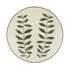Discount MICA Decorations Doran Frühstücksteller Schwarz H 2 cm x Ø 20,5cm