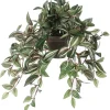Clearance Mica Decorations Kunstpflanze Tradescantia hängend  Ø 25 cm H 45 cm, Ø: 25 cm