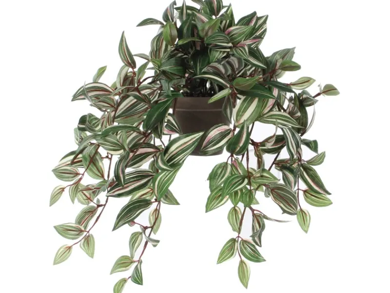 Clearance Mica Decorations Kunstpflanze Tradescantia hängend Ø 25 cm H 45 cm, Ø: 25 cm