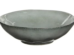 Mica Decorations Tabo Schüssel H 9 x Ø 30,5 cm Grau< Geschirr