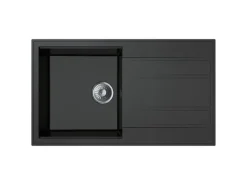 Granitspülen<Miló Einbauspüle Granitverbundstoff Luxuria 86 39 cm Beckenbreite