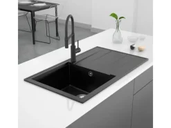 Granitspülen<Miló Einbauspüle Granitverbundstoff Luxuria 86 39 cm Beckenbreite