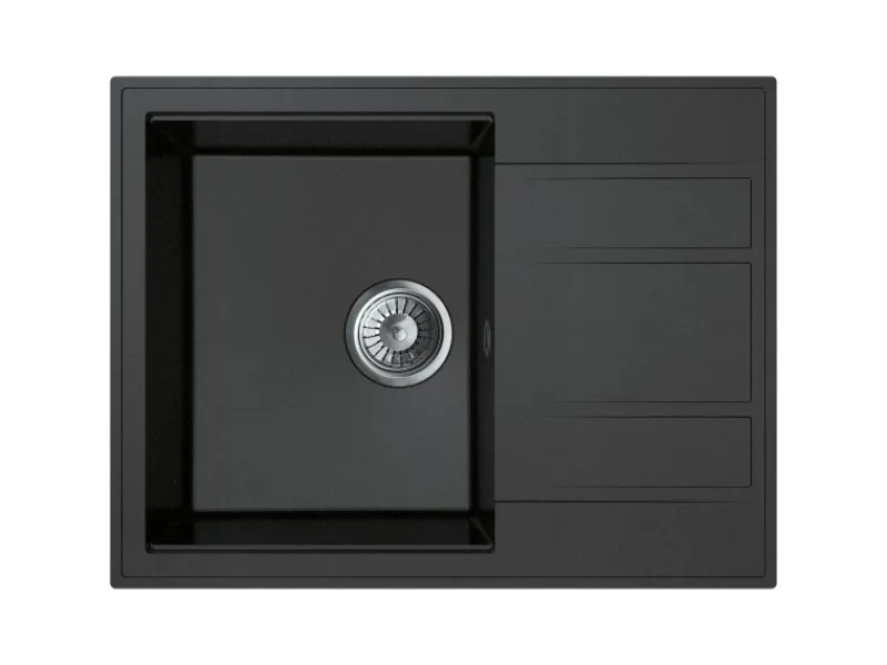 Best Miló Einbauspüle Granitverbundstoff Luxuria 65 Graphit