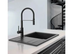 Best Miló Einbauspüle Granitverbundstoff Luxuria 65 Graphit