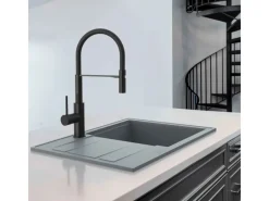 Granitspülen<Miló Einbauspüle Granitverbundstoff Luxuria 65