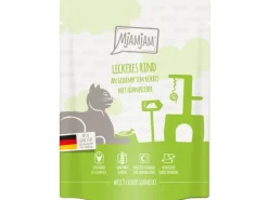 MjAMjAM Leckeres Rind an gedämpftem Kürbis 300 g< Kühlschränke