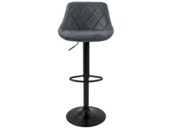 ML-Design Kücheninseln<Barhocker 4Er Set Bezug aus Kunstleder Anthrazit Gepolsterter Barstuhl