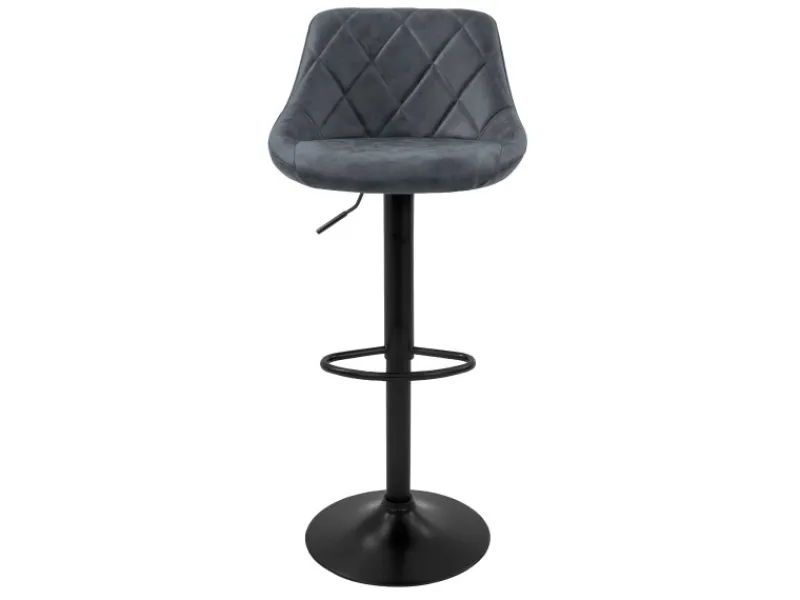 ML-Design Kücheninseln<Barhocker 4Er Set Bezug aus Kunstleder Anthrazit Gepolsterter Barstuhl