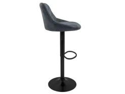 ML-Design Kücheninseln<Barhocker 4Er Set Bezug aus Kunstleder Anthrazit Gepolsterter Barstuhl