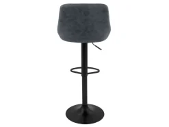 ML-Design Kücheninseln<Barhocker 4Er Set Bezug aus Kunstleder Anthrazit Gepolsterter Barstuhl