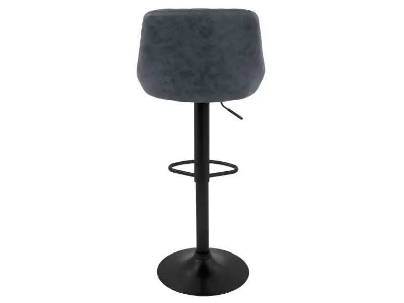 ML-Design Kücheninseln<Barhocker 4Er Set Bezug aus Kunstleder Anthrazit Gepolsterter Barstuhl