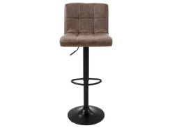 ML-Design Kücheninseln<Barhocker 4Er Set Bezug aus Kunstleder Braun Gepolsterter Barstuhl