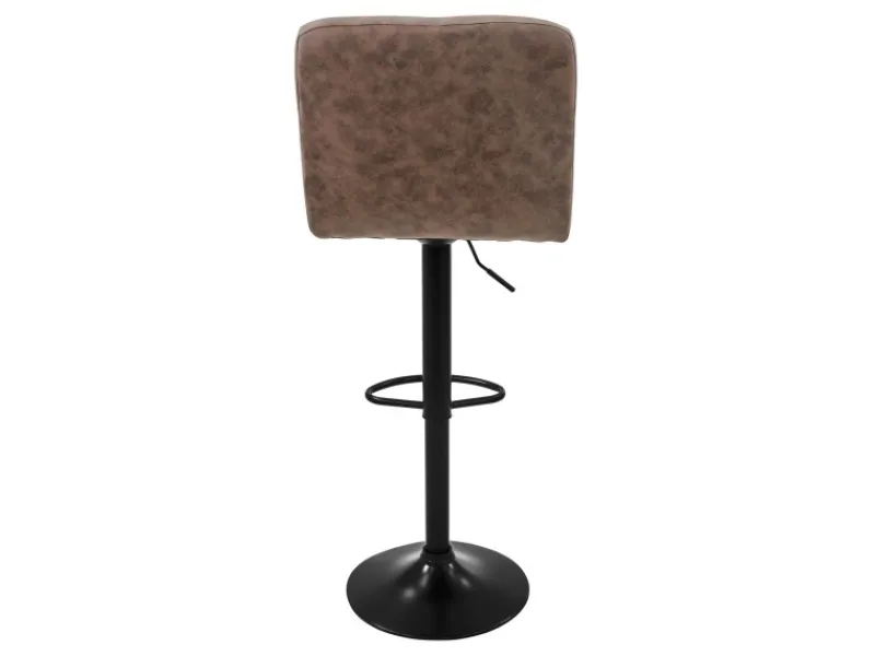 ML-Design Kücheninseln<Barhocker 4Er Set Bezug aus Kunstleder Braun Gepolsterter Barstuhl